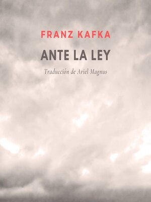 cover image of Ante la ley